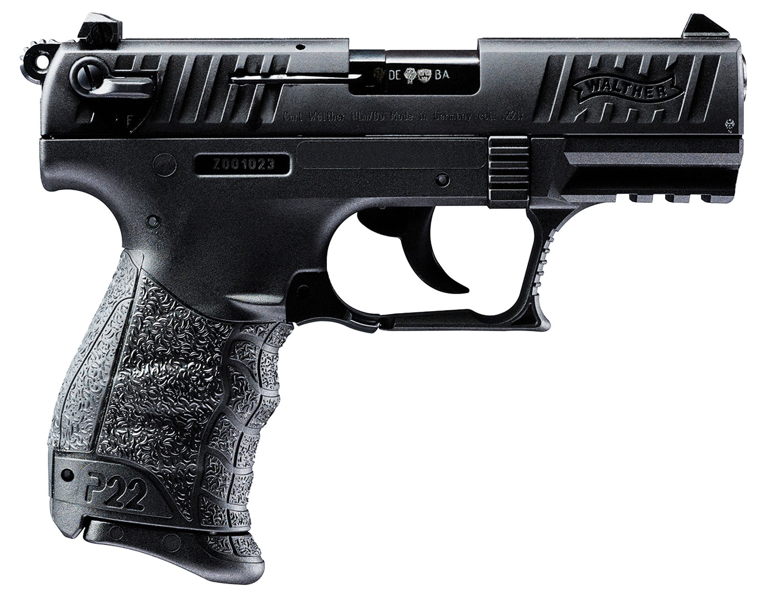 Walther Arms 5120333 P22 *Ca Compliant 22 Lr 10+1 3.42" Matte Black Tenifer-img-1