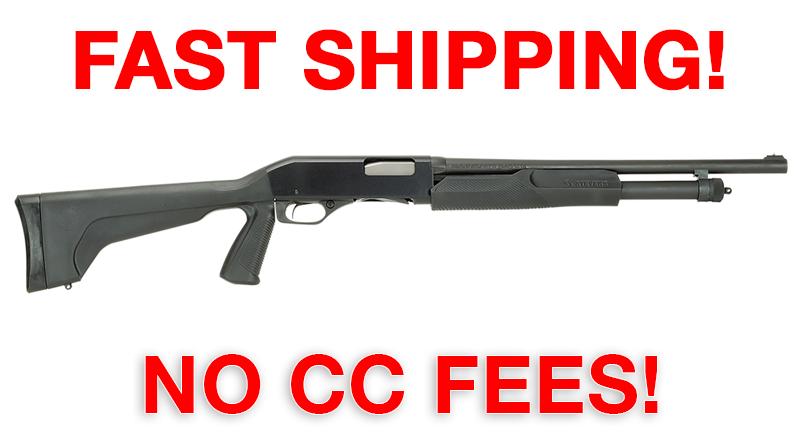 Savage Stevens 320 Security 12GA 18.5" 5+1 Matte Black Shotgun 19485-img-0