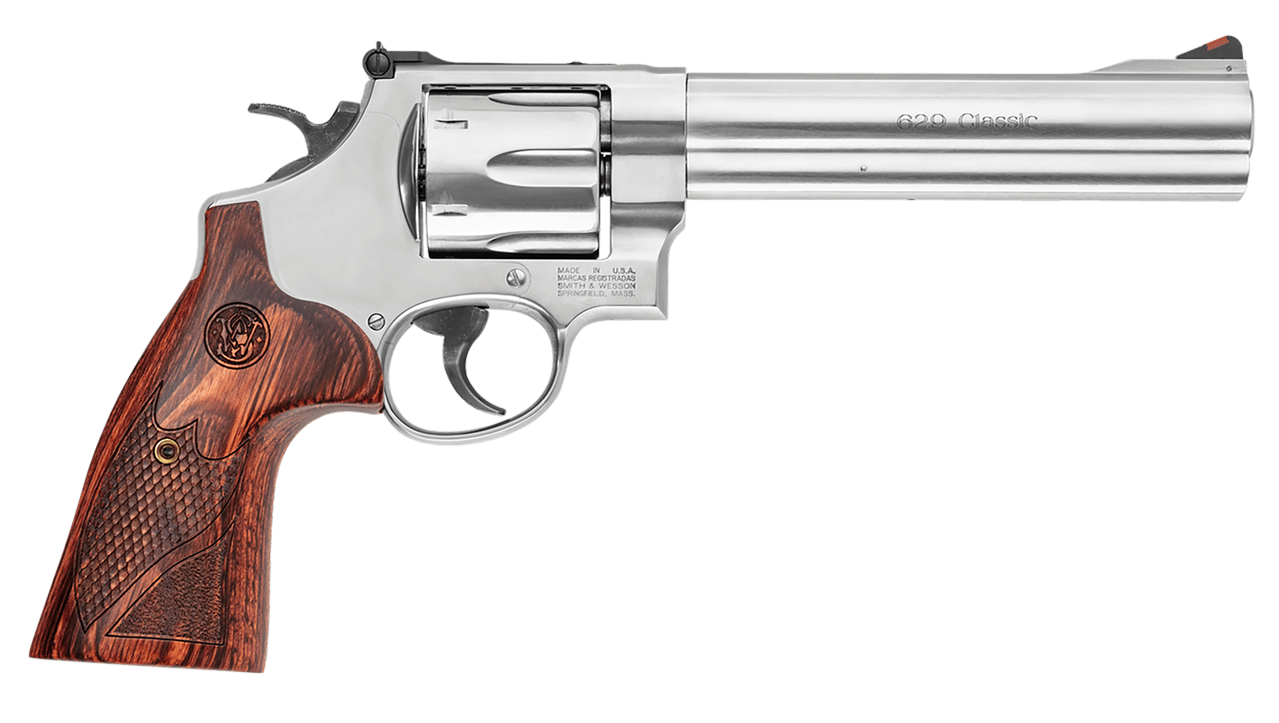Smith & Wesson 150714 Model 629 Deluxe 44 Rem Mag or S&W Spl Stainless Stee-img-0