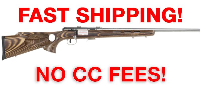 Savage Arms 94725 93 Btvs Full Size 22 Wmr 5+1 21" Satin Stainless Heavy Ba-img-0