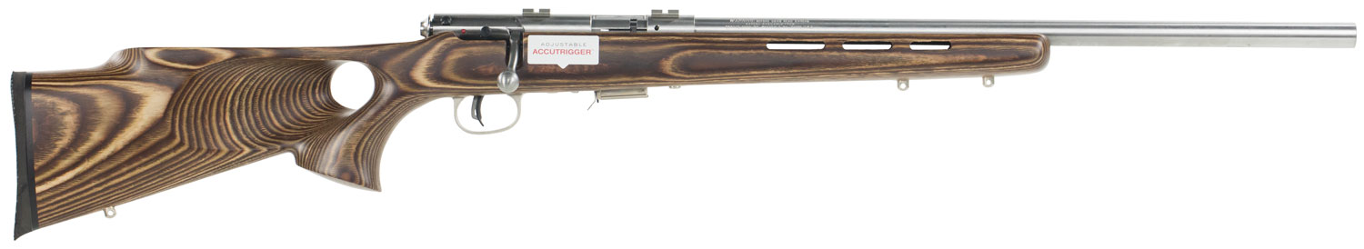 Savage Arms 94725 93 Btvs Full Size 22 Wmr 5+1 21" Satin Stainless Heavy Ba-img-1