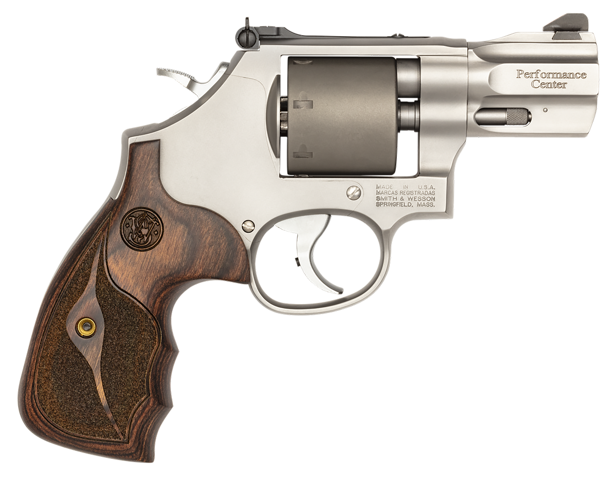 Smith & Wesson 10227 Performance Center Model 986 9mm Luger 7rd 2.50" Stain-img-0