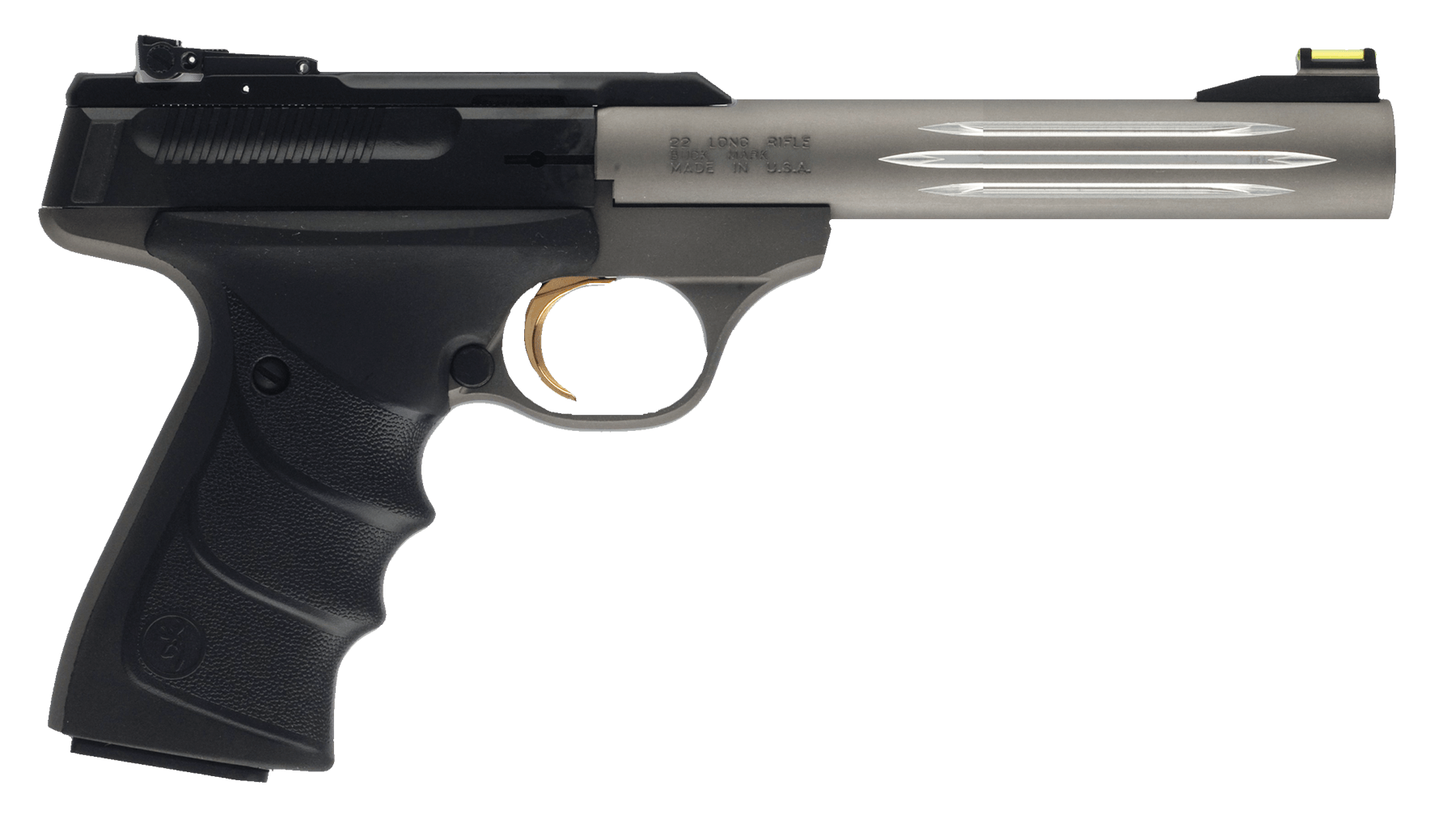 Browning 051461490 Buck Mark Lite *CA Compliant 22 LR 10+1 5.50" Matte Gray-img-0
