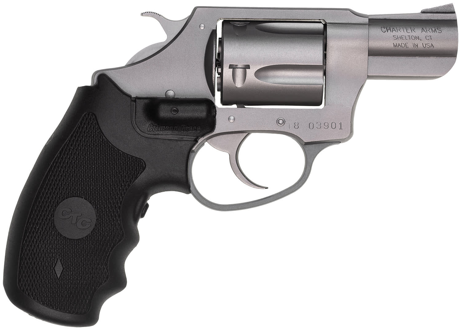 Charter Arms Undercover Small 38 Special 5 Shot 2in Matte Stainless 73824-img-1