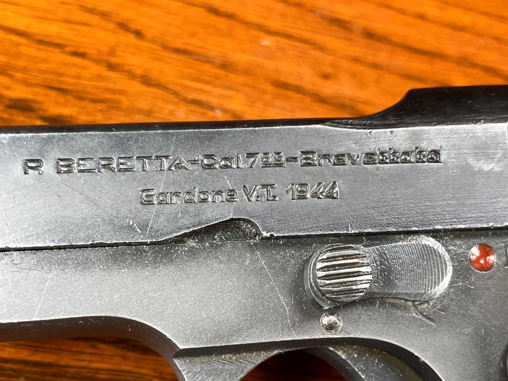 WW2 1944 M1935 Beretta 4UT German Pistol-img-17