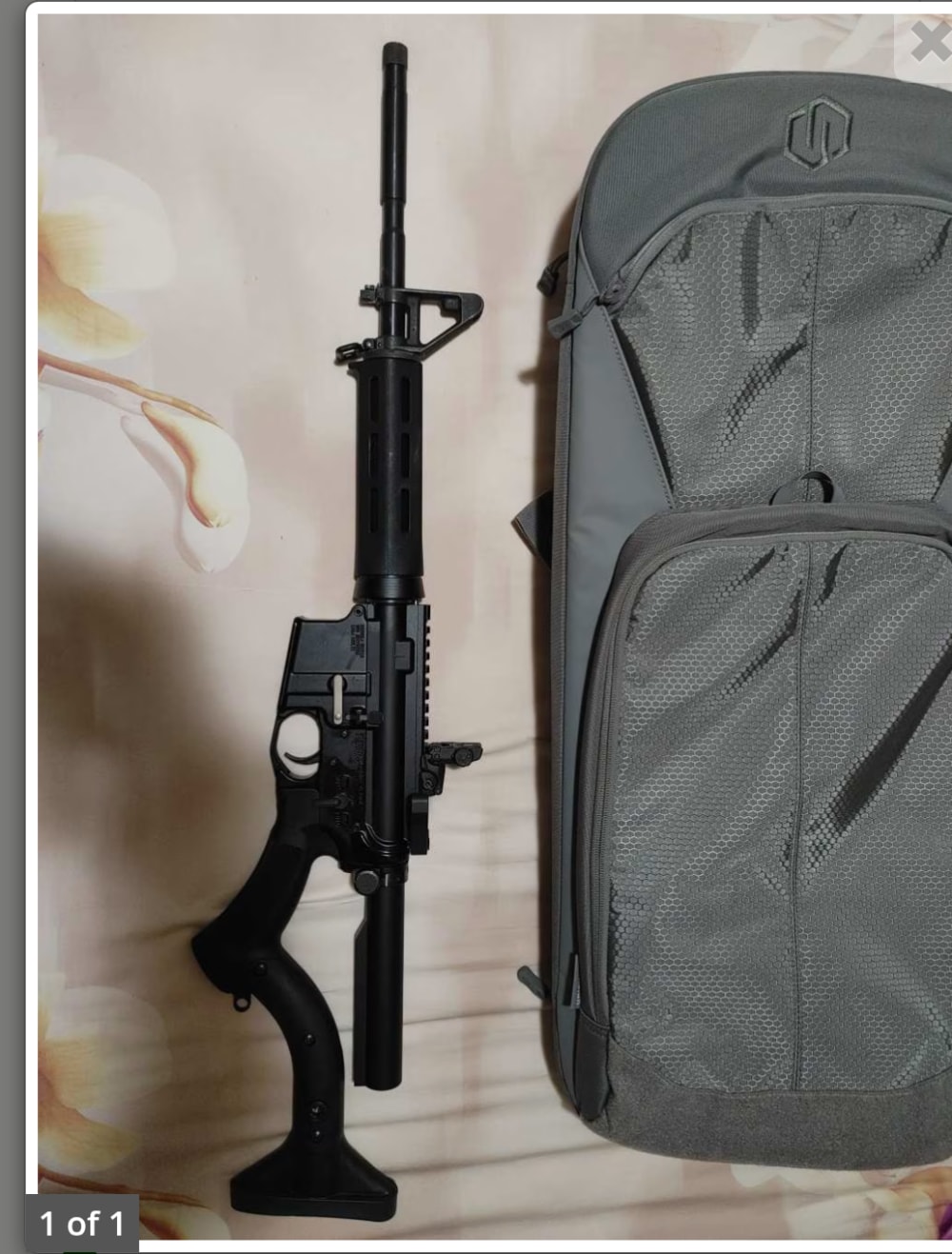 Featureless compliant AR 15 rifle -img-0