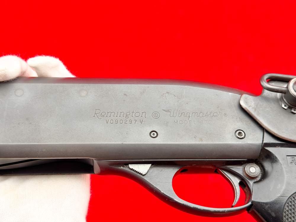 RARE Remington Model 870 Wingmaster 12 Ga 20" Police w/ Law Enforcement-img-32