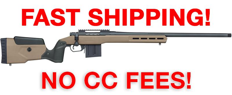 Mossberg 28148 Patriot Lr Tactical 6.5 Prc 10+1 22" Matte Blued Threaded Bu-img-0