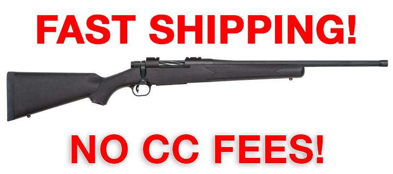 Mossberg 28013 Patriot Full Size 450 Bushmaster 4+1 20" Matte Blued Fluted-img-0