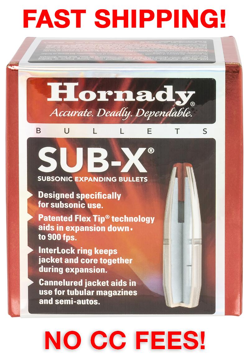 Hornady Sub-X Subsonic Expanding Bullets 30 Cal .308 175 gr Bullet 30718-img-0