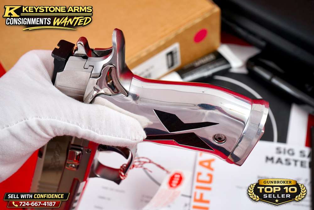 Spectacular & Rare SIG Sauer Mastershop P226 Chrome & Carbon X5 Grail-img-16