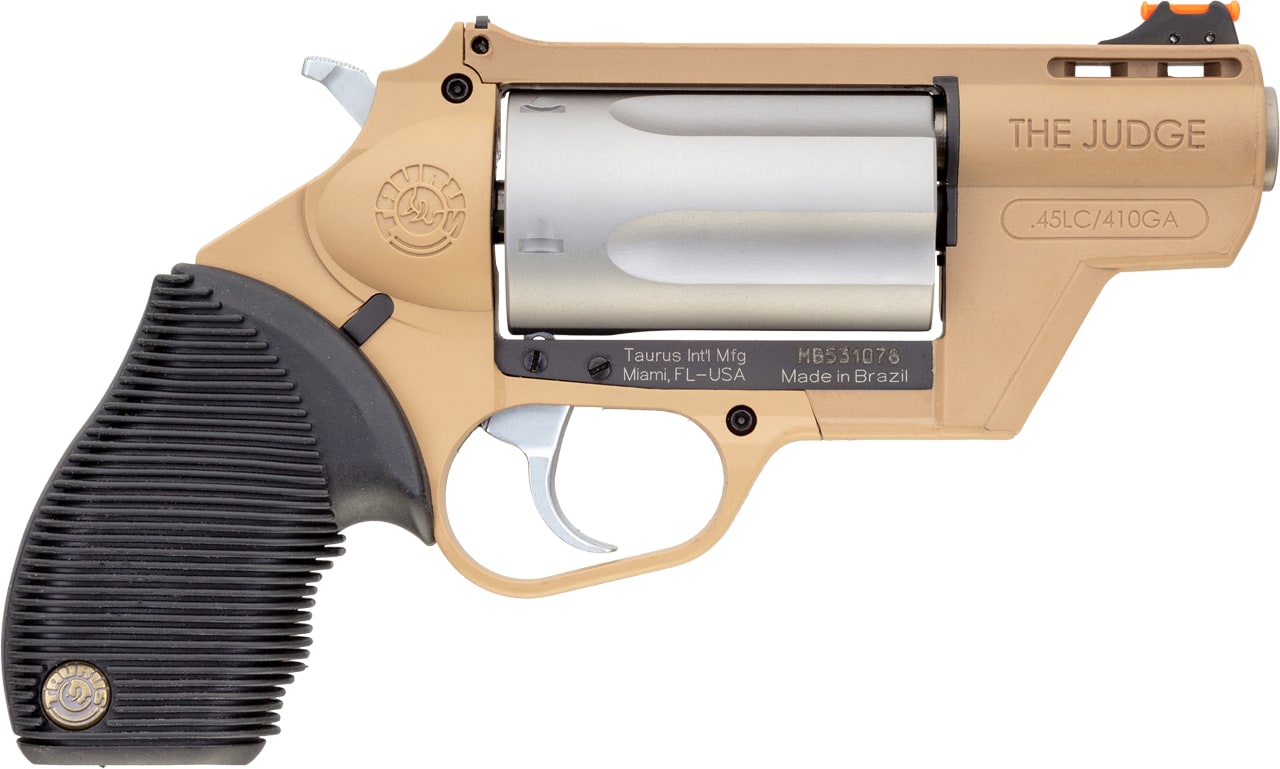 Taurus Judge Public Defender 45 Colt/410 Bore Revolver 2.5 5 Shot FDE 2-441-img-0