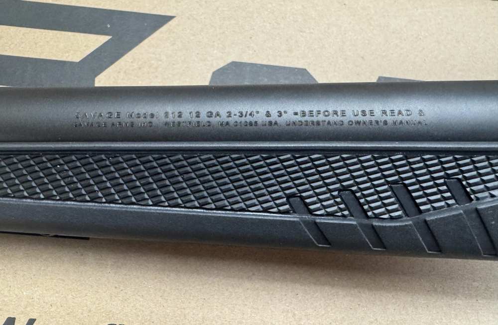 NEW Savage 212 Slug 12Ga 3" 22" Rifled Barrel AccuTrigger .01 NR 57375-img-3