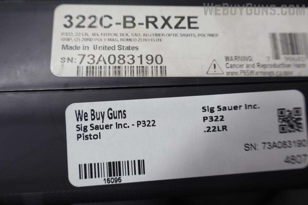 Sig Sauer P322 Semi-Automatic Pistol .22 Long Rifle-img-2