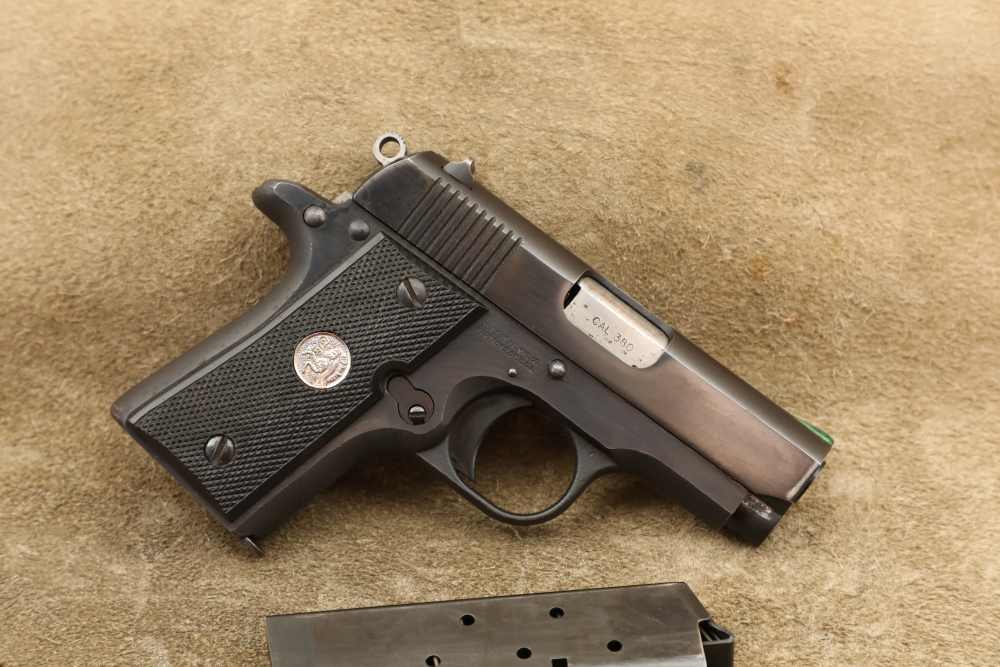 Colt Mustang .380 ACP 2.75" Semi-Automatic Pistol & 2 Mags, MFD 1987-img-2