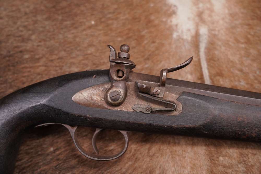 Contemporary Flintlock Pistol .52 Cal 11.5” Black Powder Handgun Antique-img-7