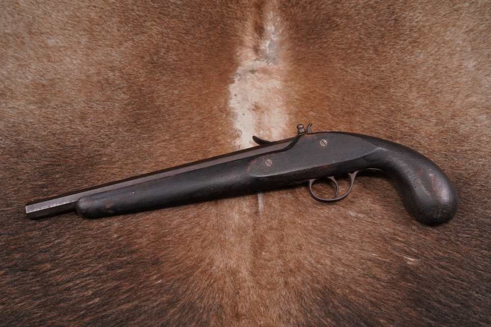 Contemporary Flintlock Pistol .52 Cal 11.5” Black Powder Handgun Antique-img-1