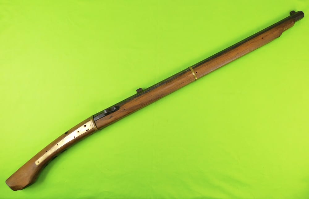 Antique Japanese Japan Large Caliber Matchlock Rifle-img-0