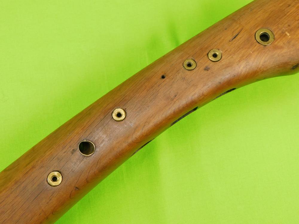 Antique Japanese Japan Large Caliber Matchlock Rifle-img-10