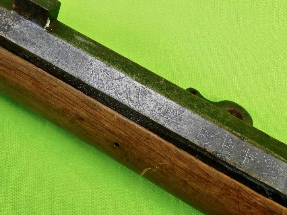 Antique Japanese Japan Large Caliber Matchlock Rifle-img-3