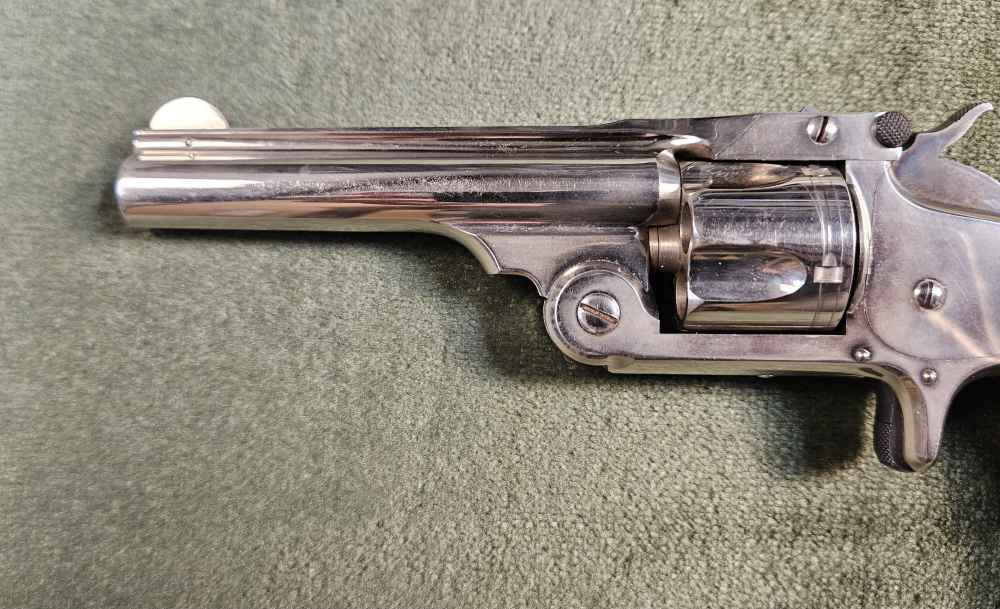 Smith & Wesson Model 1 1/2 Third Model .32 S&W 3.5" SA Revolver Antique-img-5