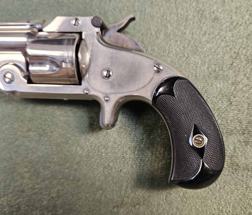 Smith & Wesson Model 1 1/2 Third Model .32 S&W 3.5" SA Revolver Antique-img-3