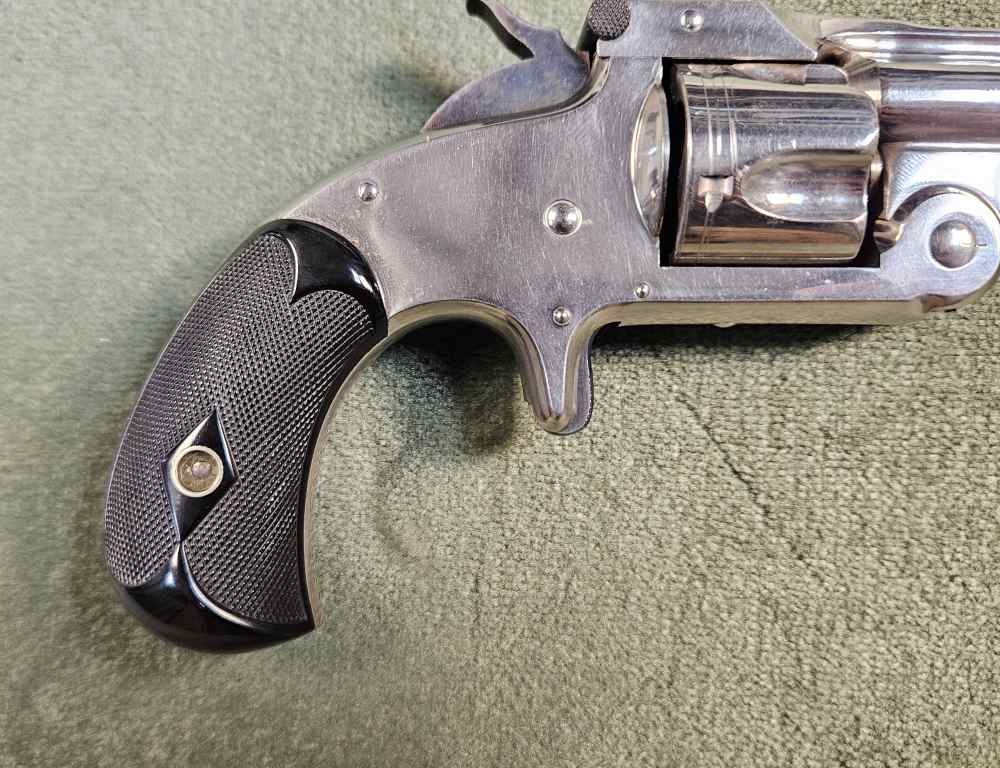 Smith & Wesson Model 1 1/2 Third Model .32 S&W 3.5" SA Revolver Antique-img-8