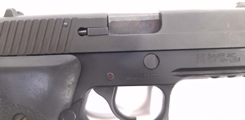 Sig Sauer P220 3.9" Barrel .45 ACP 8+1 Semi-Auto Pistol w/ Mag & Hogue Grip-img-40