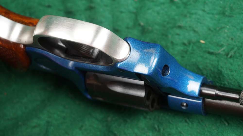 High Standard R-107 R107 Sentinel 22lr 4" Bright Blue 1¢ Start C&R OK-img-19
