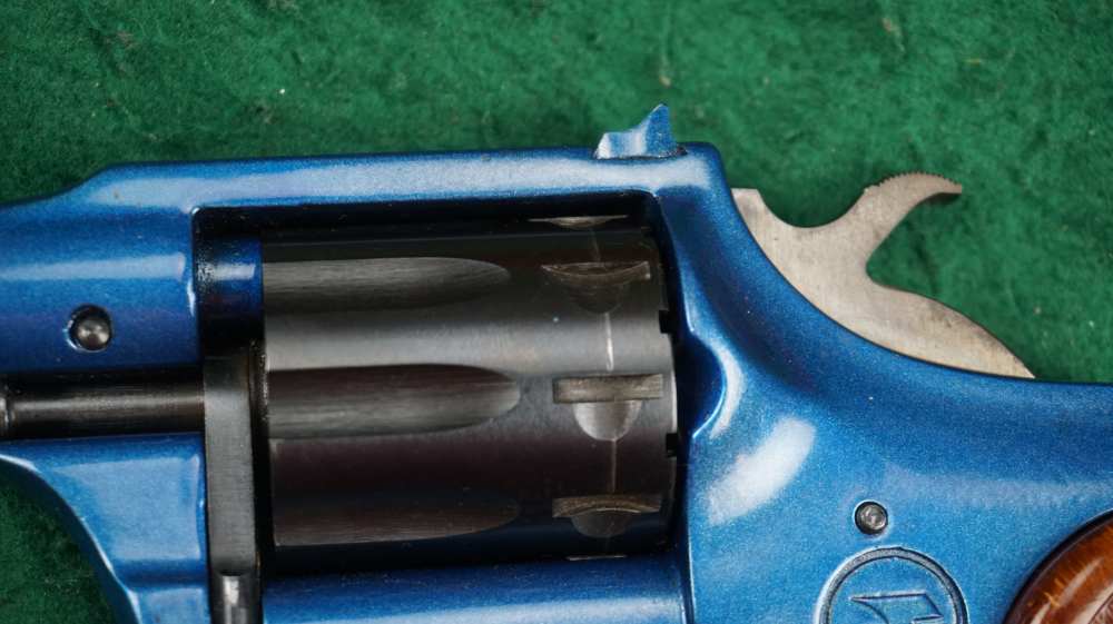 High Standard R-107 R107 Sentinel 22lr 4" Bright Blue 1¢ Start C&R OK-img-4
