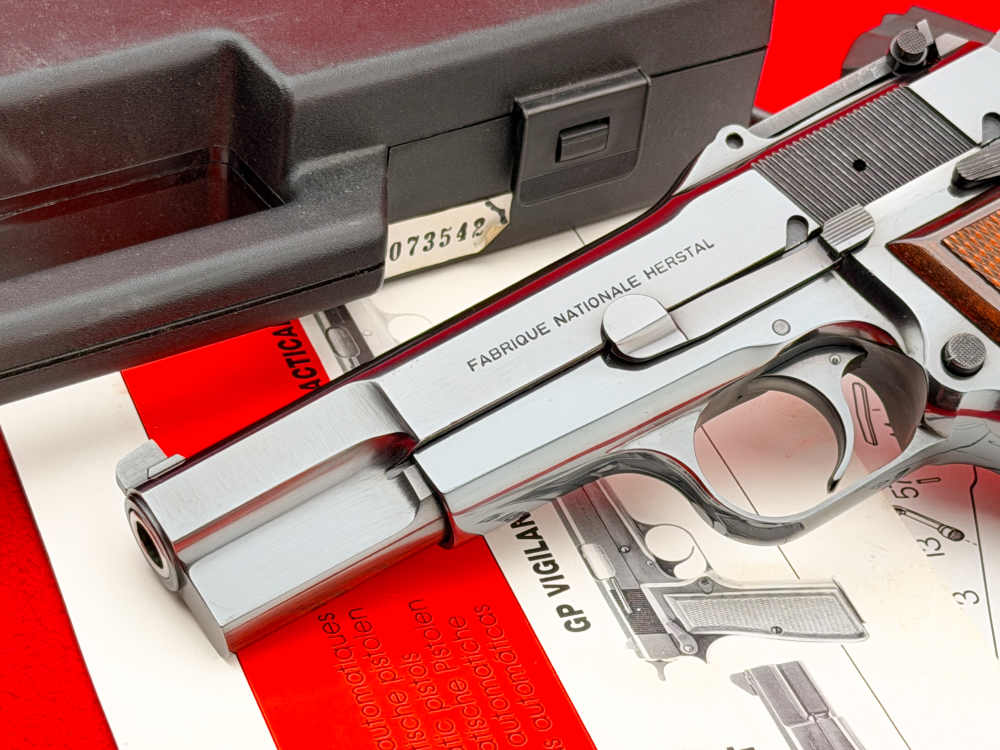 PRISTINE 1998 FN Browning Hi-Power GP Capitan 9mm 4.7" Blued w/ Box-img-3