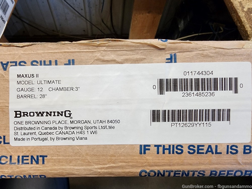 PICS! NEW BROWNING MAXUS II ULTIMATE 12 GA 28" WALNUT ENGRAVED 28 3" INCH-img-1