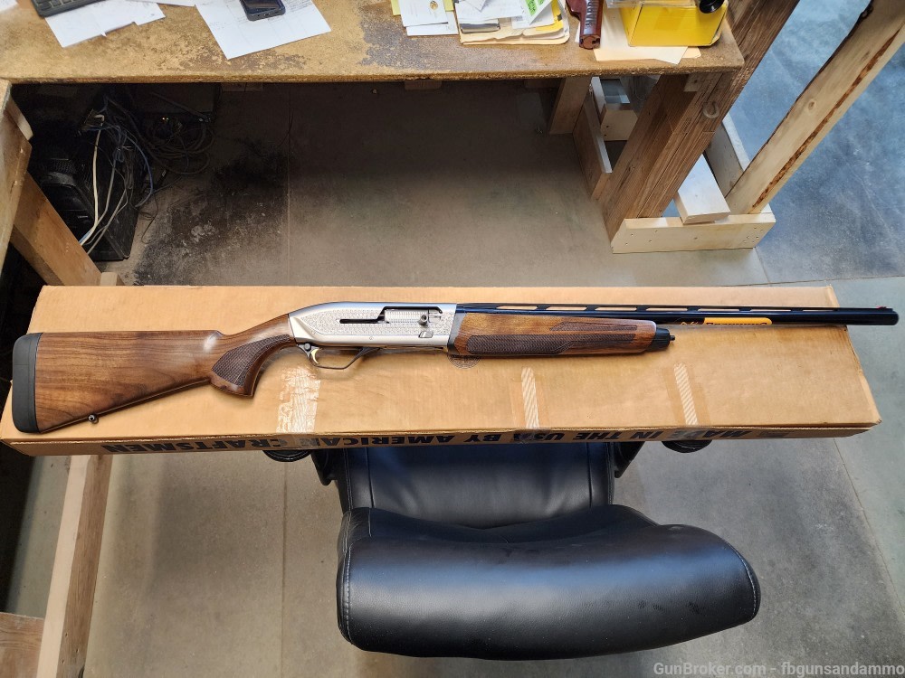 PICS! NEW BROWNING MAXUS II ULTIMATE 12 GA 28" WALNUT ENGRAVED 28 3" INCH-img-3