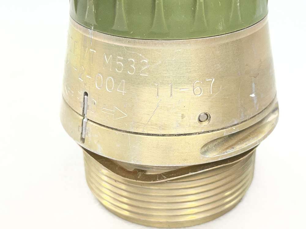 Inert VT M532 fuze U.S. Mortar 81mm military 1960s-img-3