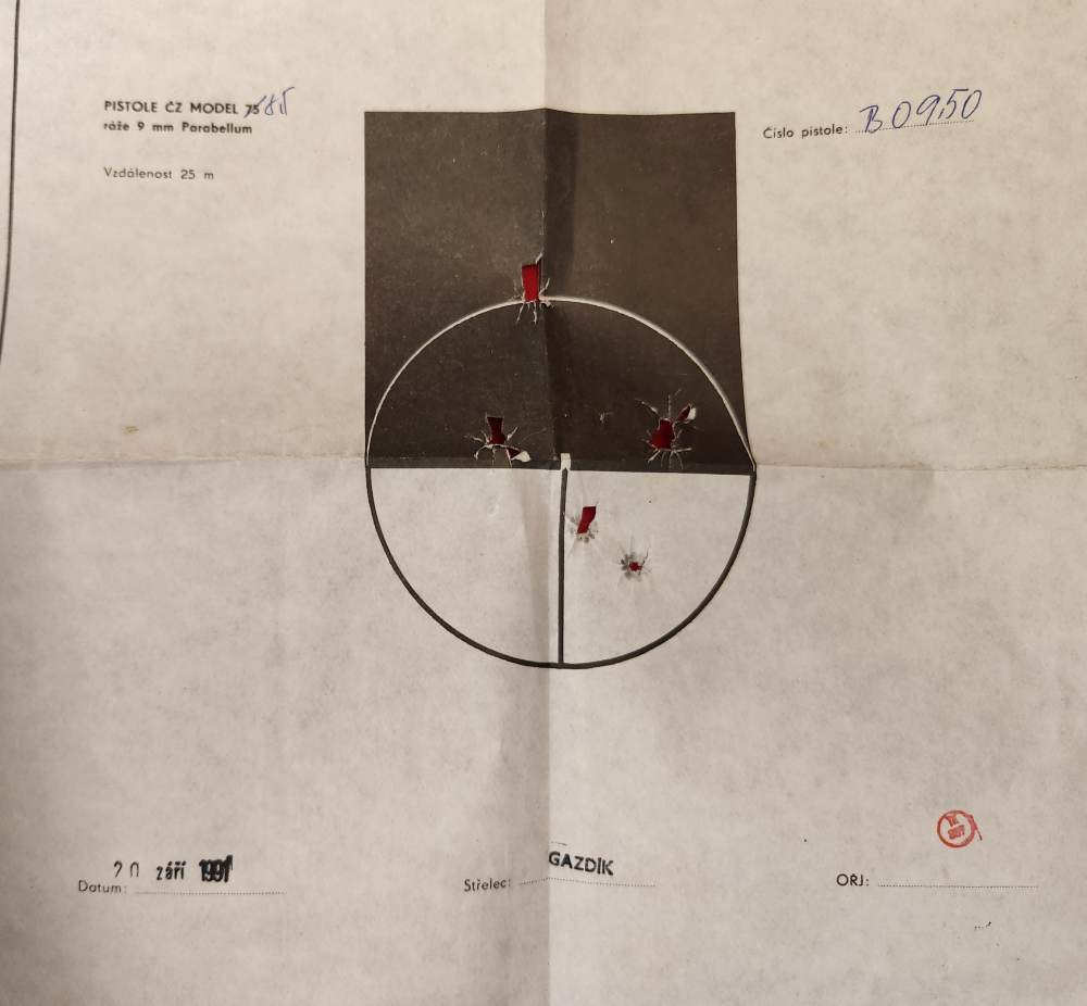 EARLY CZ-85 Pre B Ambidextrous 9mm Pistol w/2 Mags Box Papers & Test Target-img-5