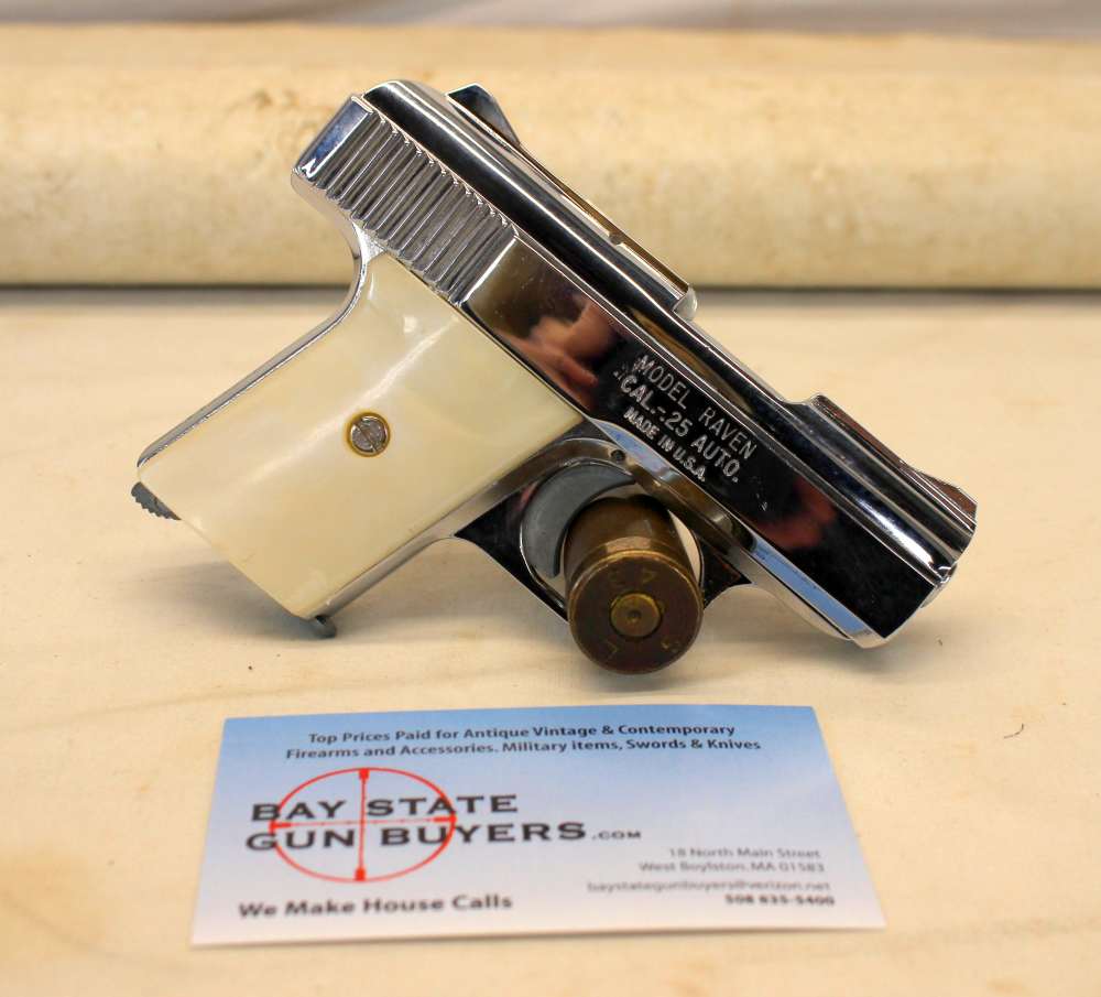 Phoenix Arms RAVEN semi-auto pistol .25acp SUPER CLEAN EXAMPLE! -img-0