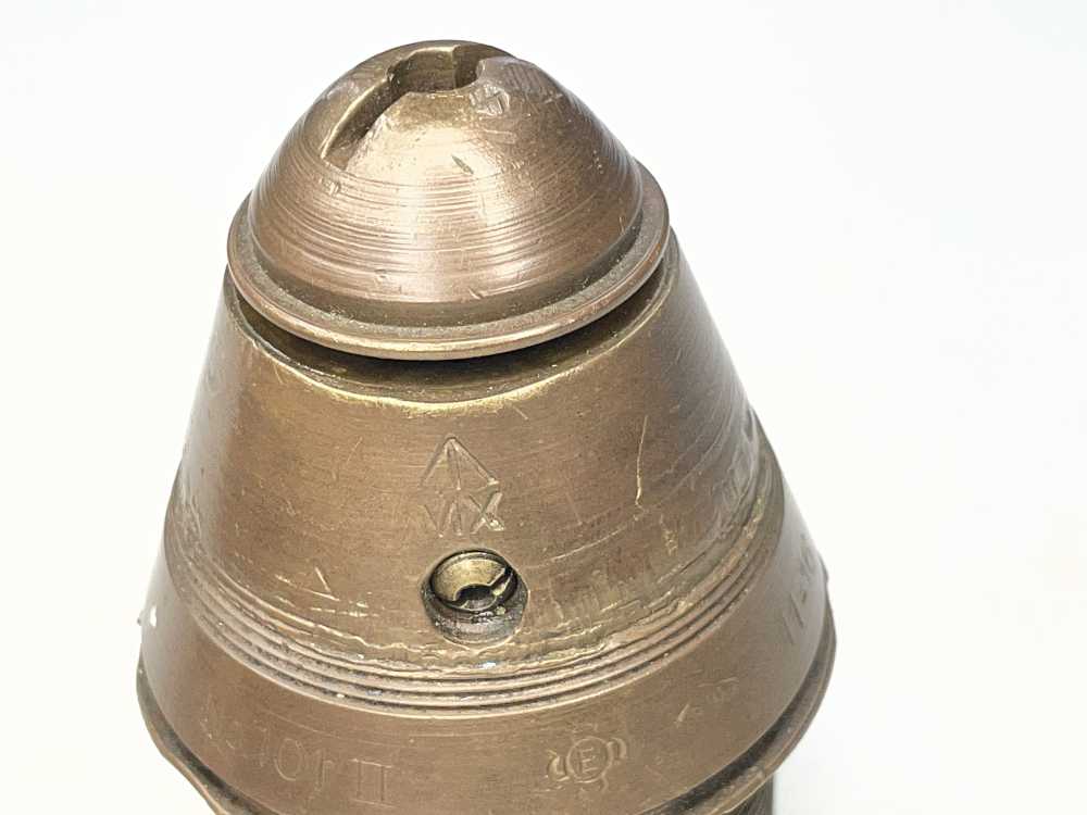 WW1 era No. 101 II Artillery fuze 1916 inert British military-img-5