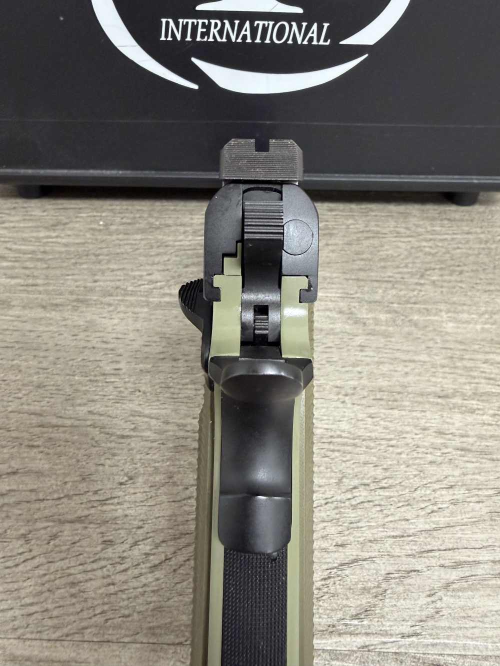 STI LAWMAN 5.0 1911 9MM 5" GREEN FRAME ORIGINAL BOX SINGLE STACK -img-10