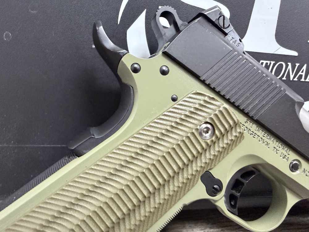 STI LAWMAN 5.0 1911 9MM 5" GREEN FRAME ORIGINAL BOX SINGLE STACK -img-17