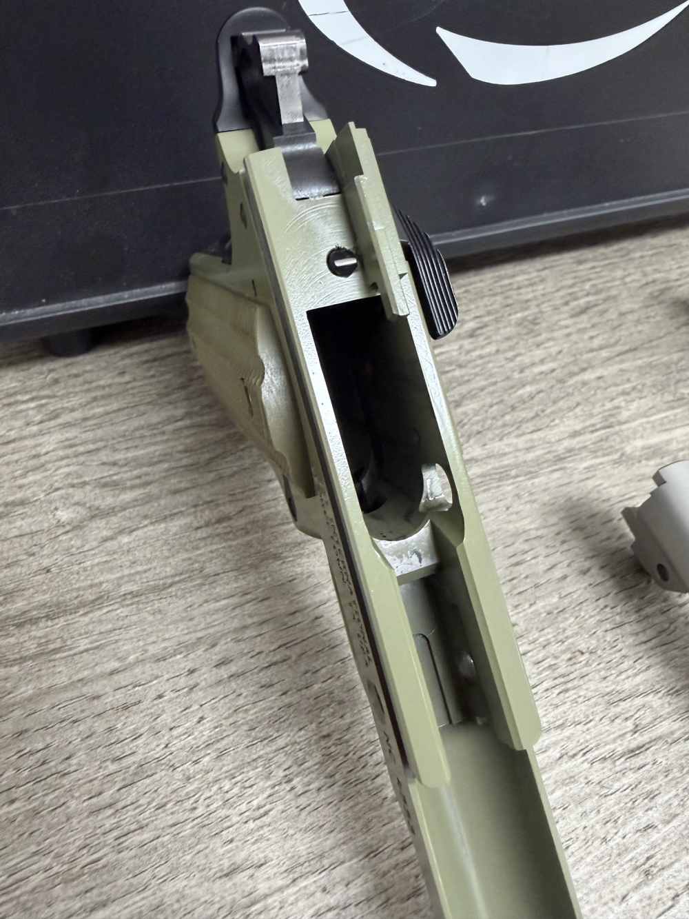 STI LAWMAN 5.0 1911 9MM 5" GREEN FRAME ORIGINAL BOX SINGLE STACK -img-34