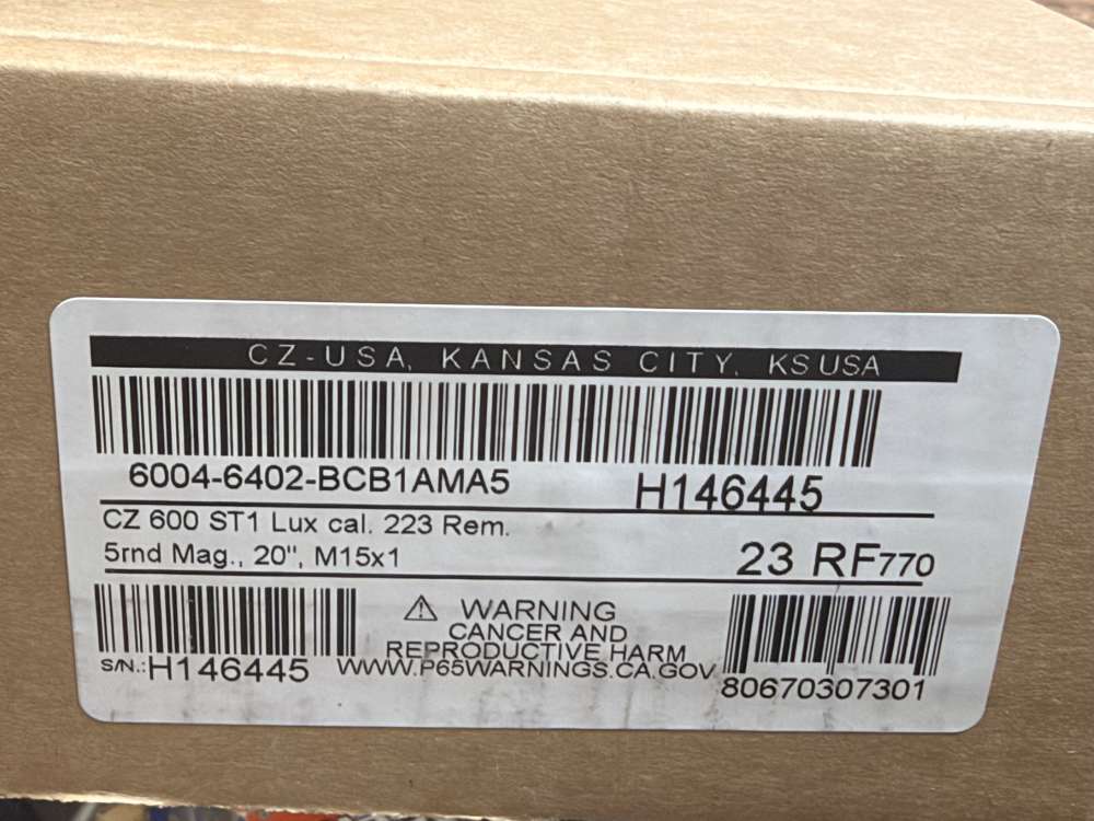 CZ 600 ST1 Lux .223 Remington *NIB*-img-15