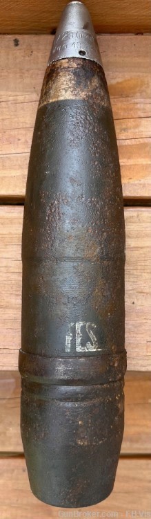 German ww2 7,62cm HE complte round from PAK36(r) AT gun Marder II III inert-img-27
