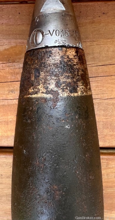German ww2 7,62cm HE complte round from PAK36(r) AT gun Marder II III inert-img-30