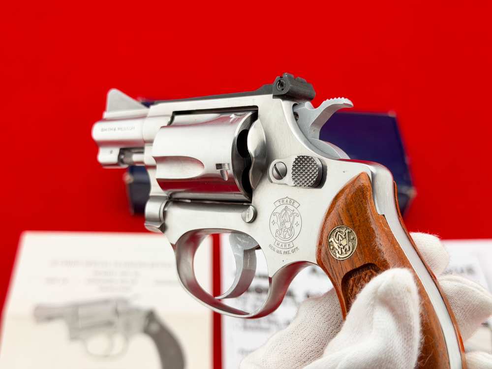 RARE 1985 Smith & Wesson Model 60-1 Stainless .38 Spl 2" Revolver w/ Adjust-img-17
