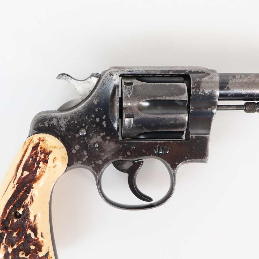 Colt New Service Revolver, 455 Eley, 5.5” Barrel, C&R Ok, Gunsmith Special!-img-2