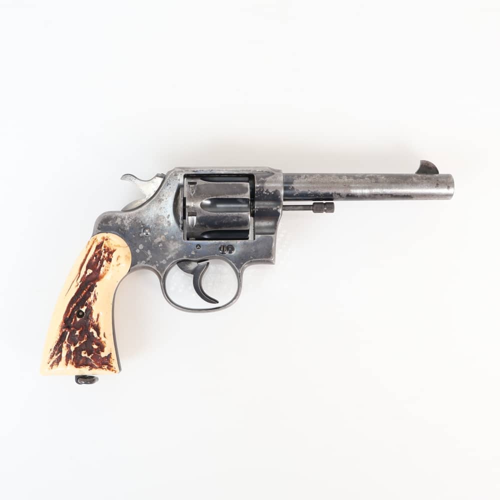 Colt New Service Revolver, 455 Eley, 5.5” Barrel, C&R Ok, Gunsmith Special!-img-0