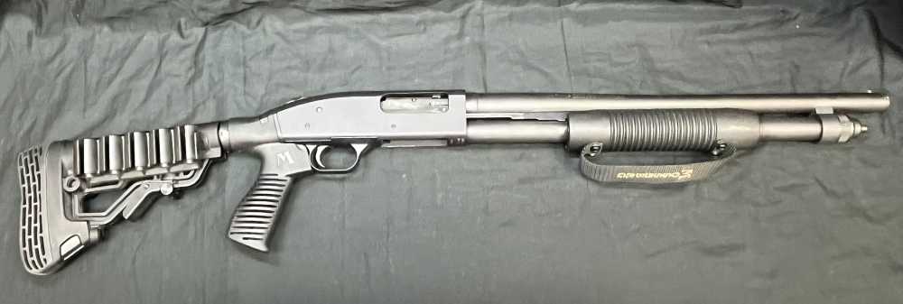 Mossberg 590 Flex Tactical 12Ga 18.5" Pump Shotgun 12 GA-img-0