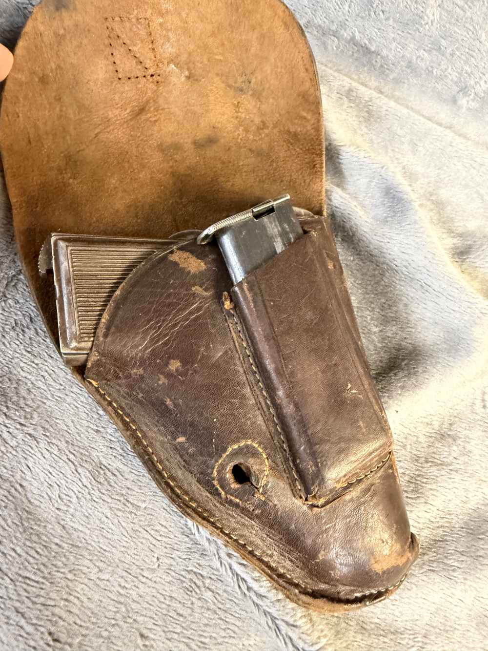 Beretta 1919 Pistol 6.35 /.25 acp  leather holster penny bid-img-10