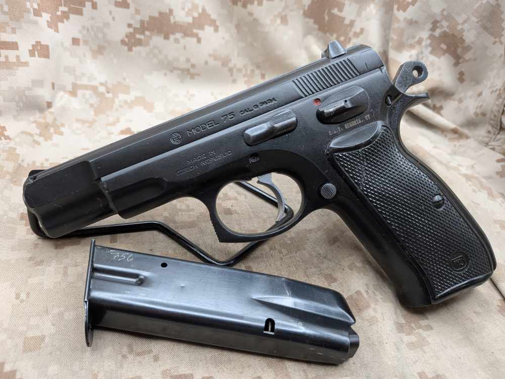 CZ75 9mm Czech USED CZ-75 Steel Frame-img-2