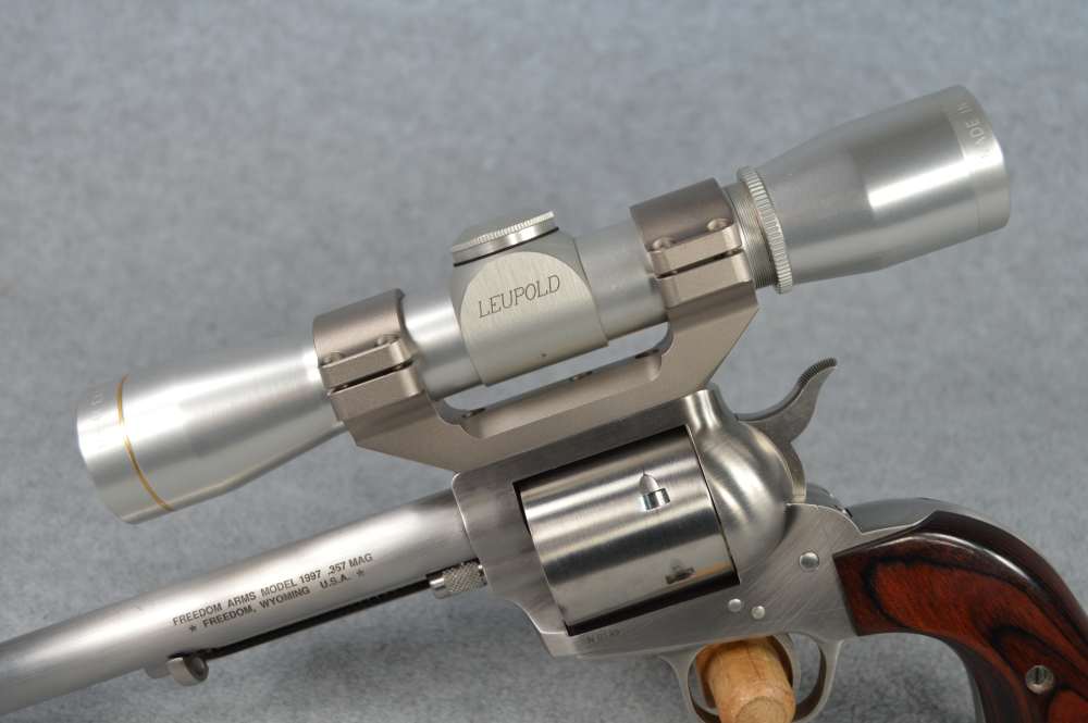 Freedom Arms Model 97 Premier Grade .357 Mag 7 1/2" Leupold M8 4x -img-2
